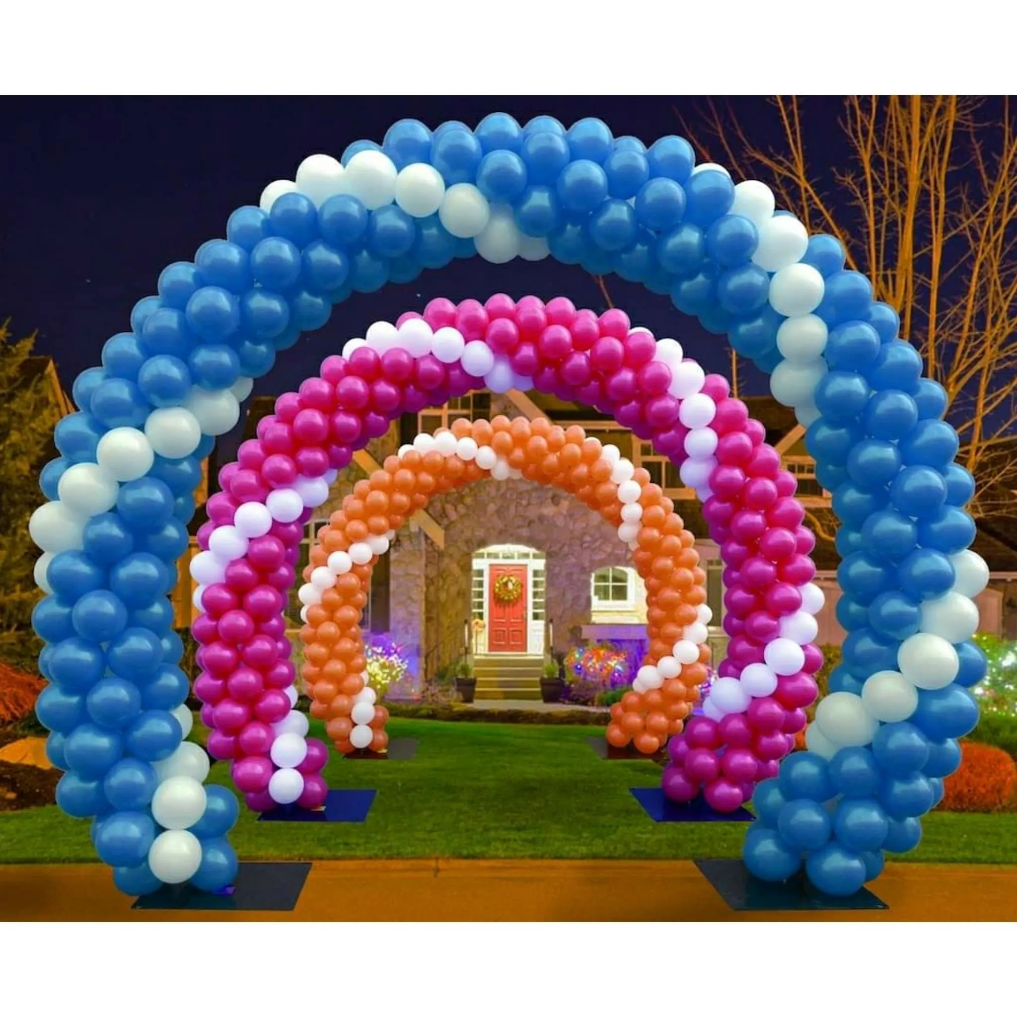 بوابة ارج بالونات دائرة circle arch balloons gate